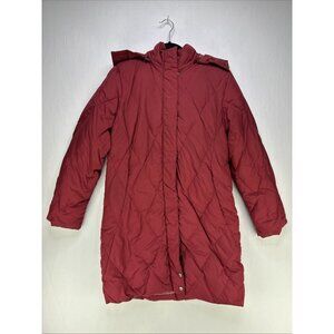 Windriver Hyper Dri Downfilled Feather Red Parka Womens Size Medium Winter Coat